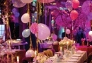 DESIGN BOTEZ CLUBUL DIPLOMATIC | FLOWERS & BALLOONS | GLAM MODERN SPARKLING